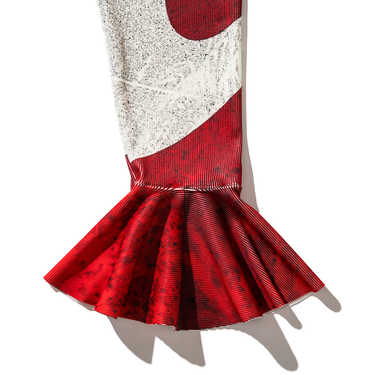 PRINT RIB FLARE SLEEVE C/S