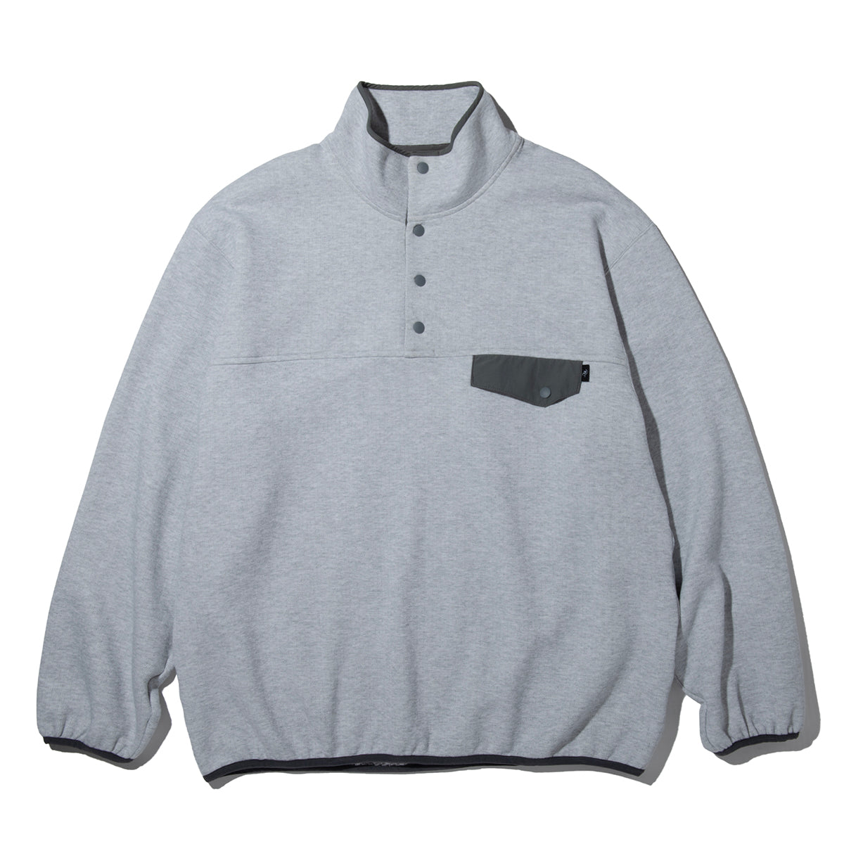 SNAP PULLOVER SWEAT