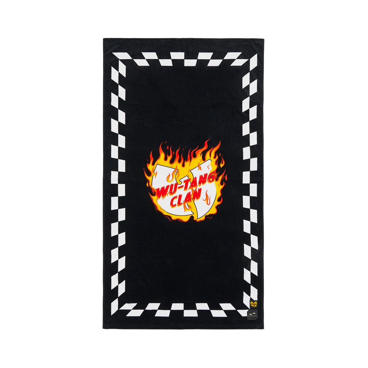 Blocks On Fire Beach Towel
