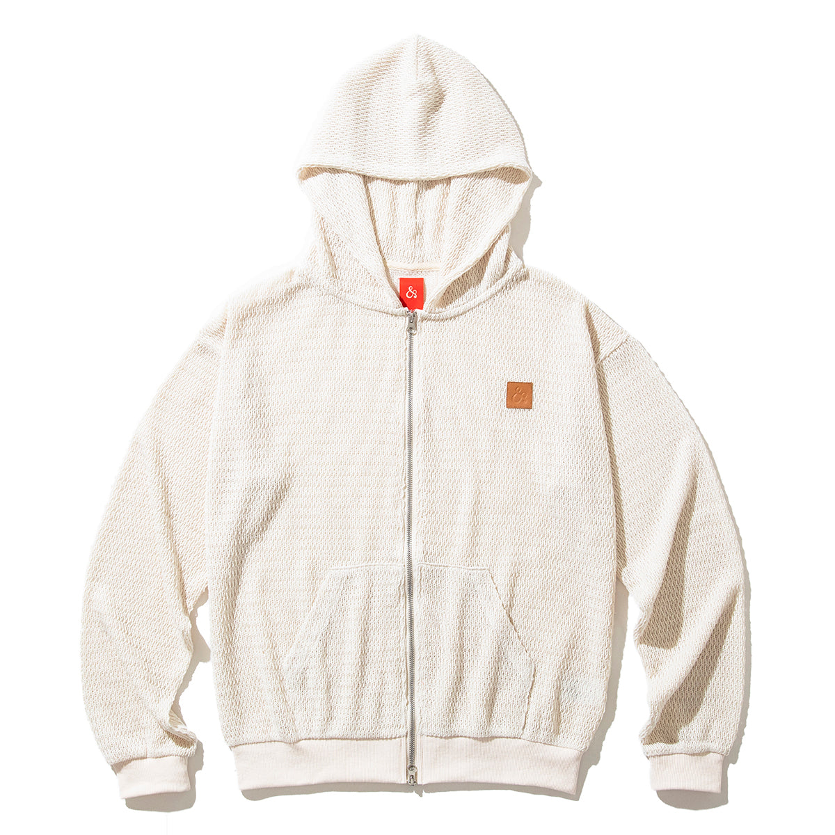 VACATION MESH KNIT ZIP HOODIE