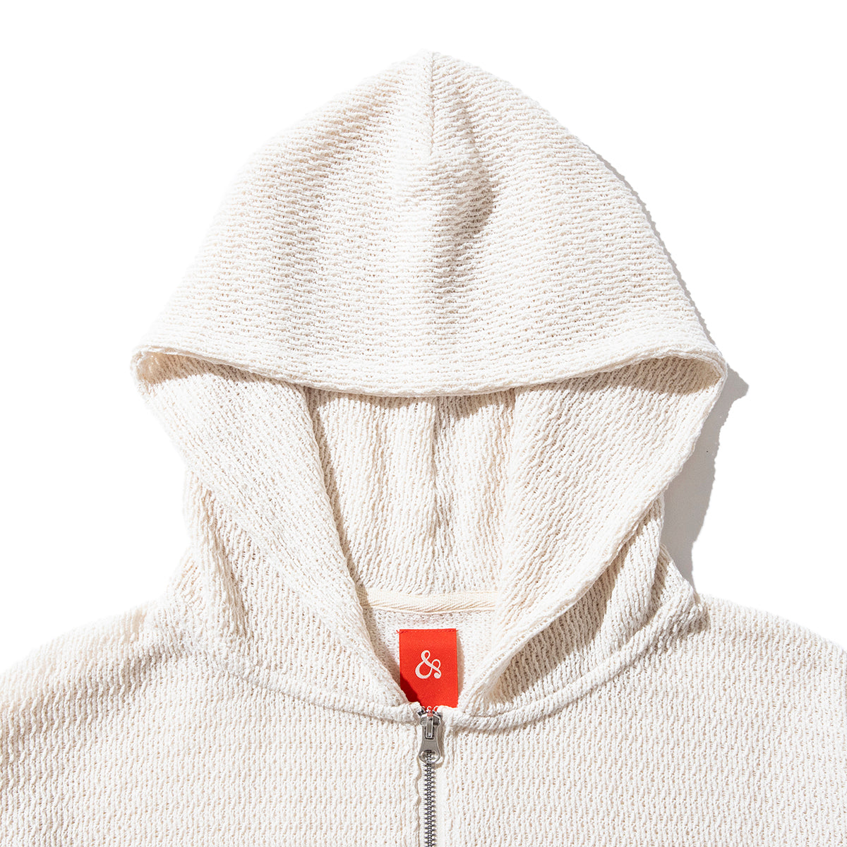 VACATION MESH KNIT ZIP HOODIE