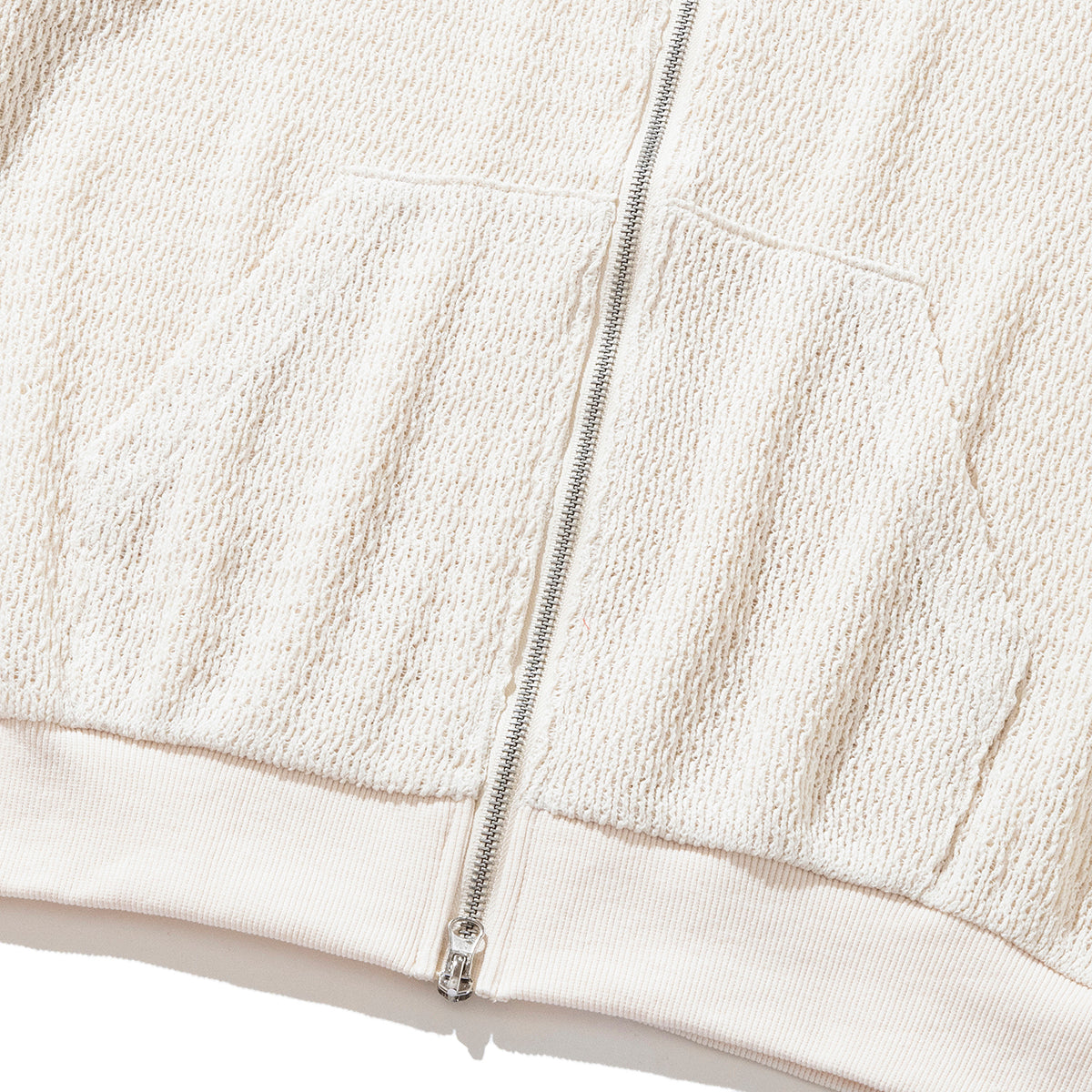 VACATION MESH KNIT ZIP HOODIE