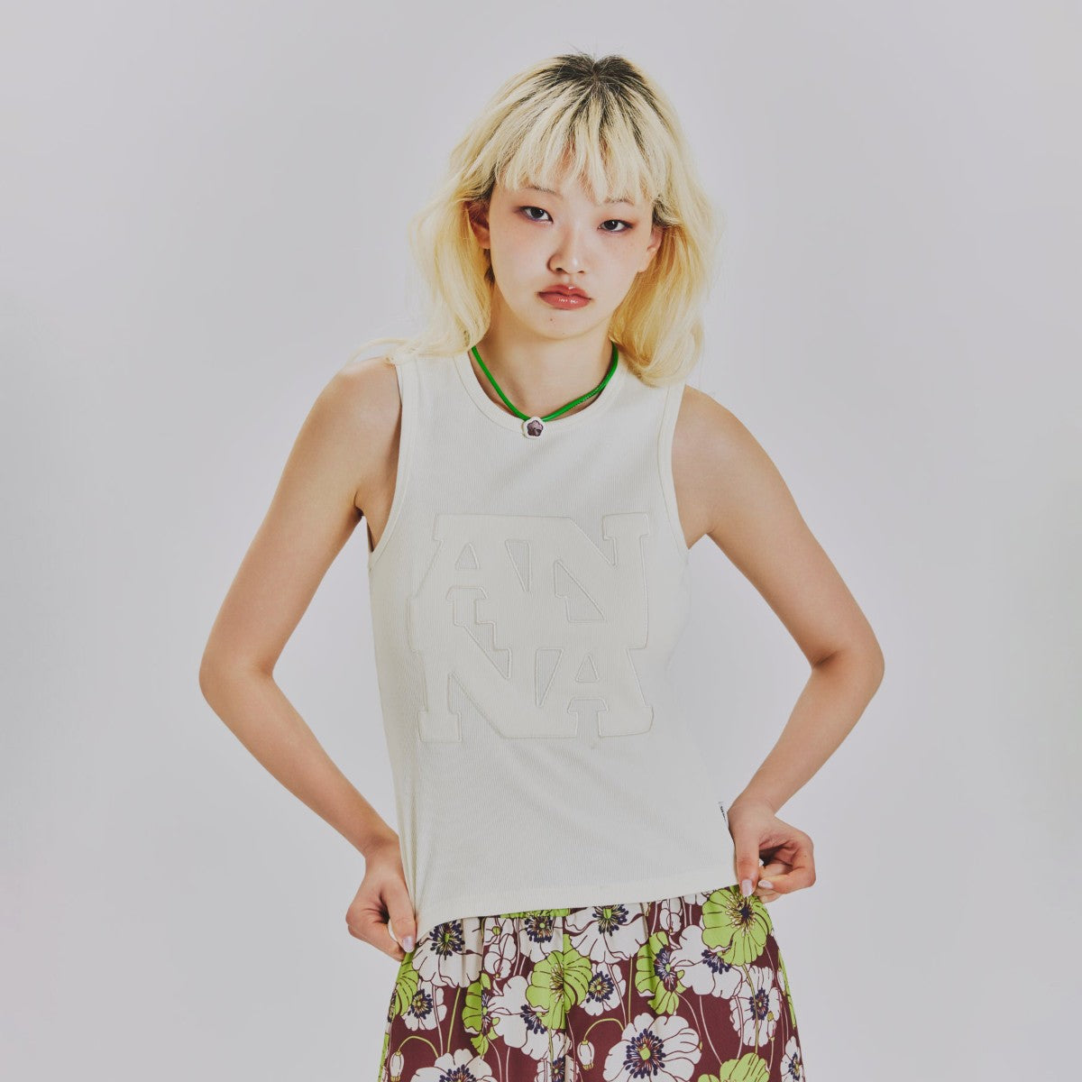TRIM LOGO TANK TOP