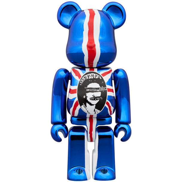 Sex Pistols "God Save The Queen" Chrome Ver. 100% & 400%