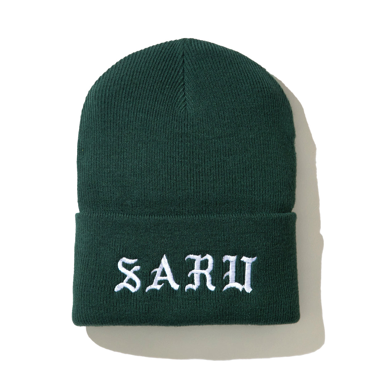 SARU IRON-ON LETTER KNIT CAP