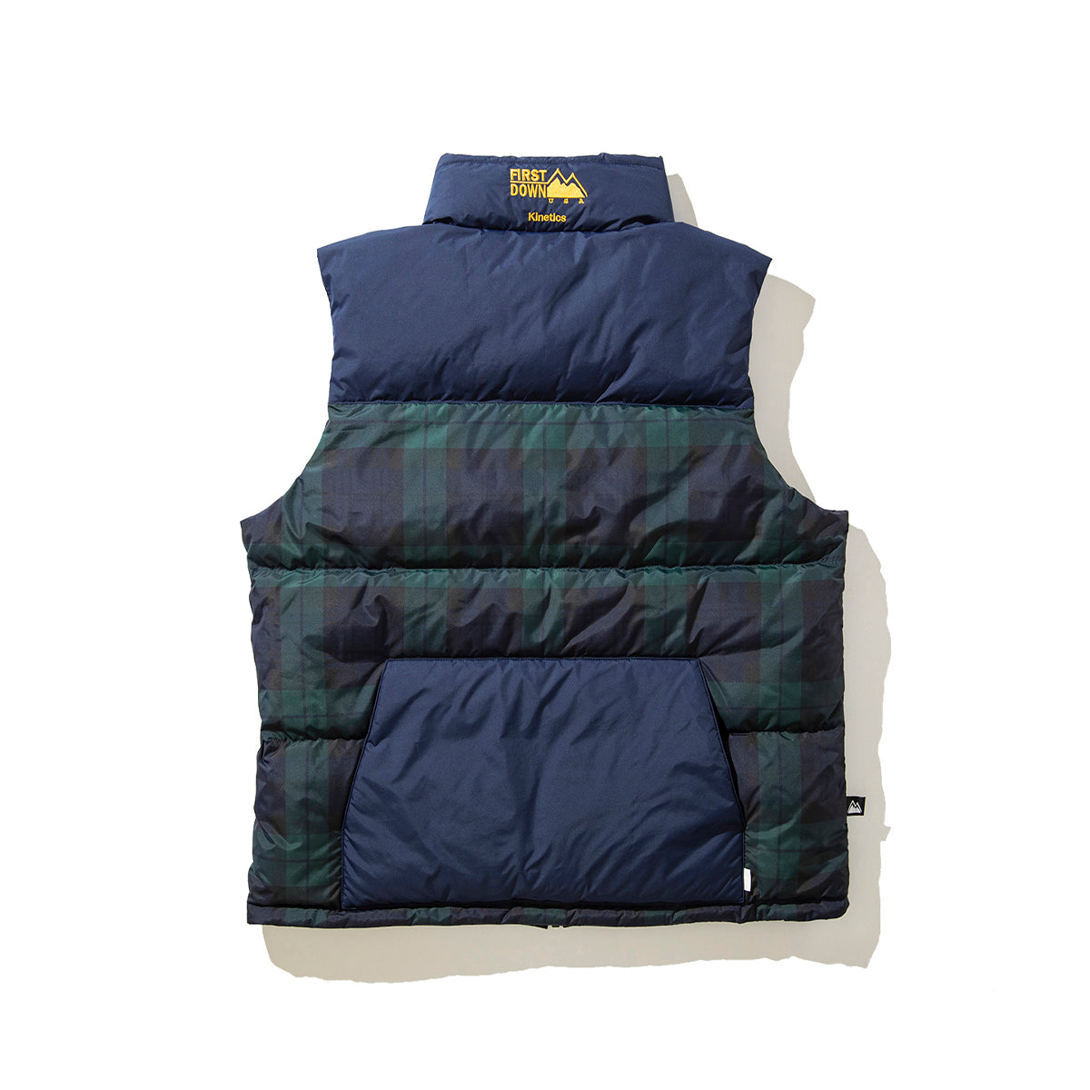 Kinetics × FIRST DOWN BUBBLE DOWN VEST MICROFT(R) 【11月上旬発送予定】