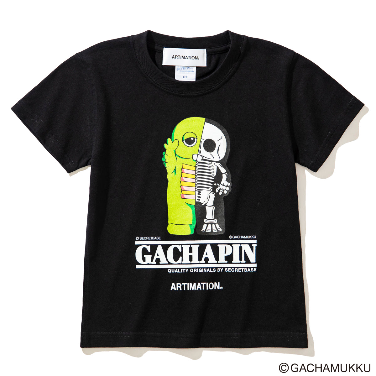 <GACHAPIN & MUKKU×ARTIMATION> GACHAPIN S/S KIDS TEE