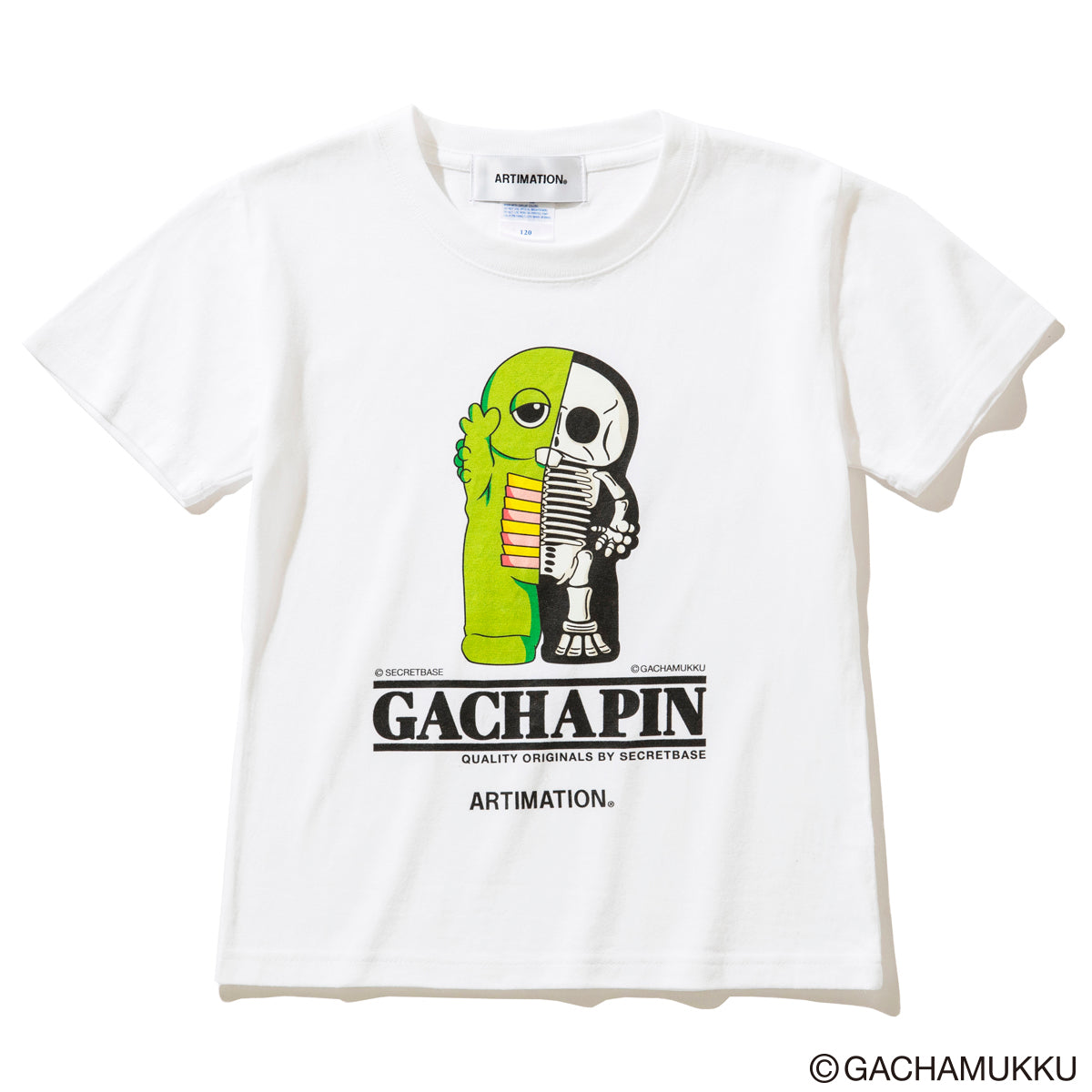 <GACHAPIN & MUKKU×ARTIMATION> GACHAPIN S/S KIDS TEE