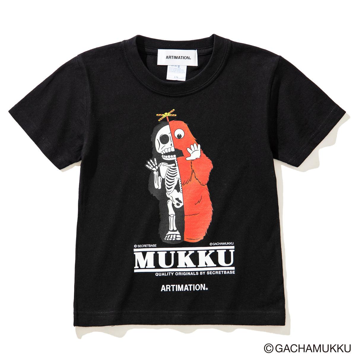 <GACHAPIN & MUKKU×ARTIMATION> MUKKU S/S KIDS TEE