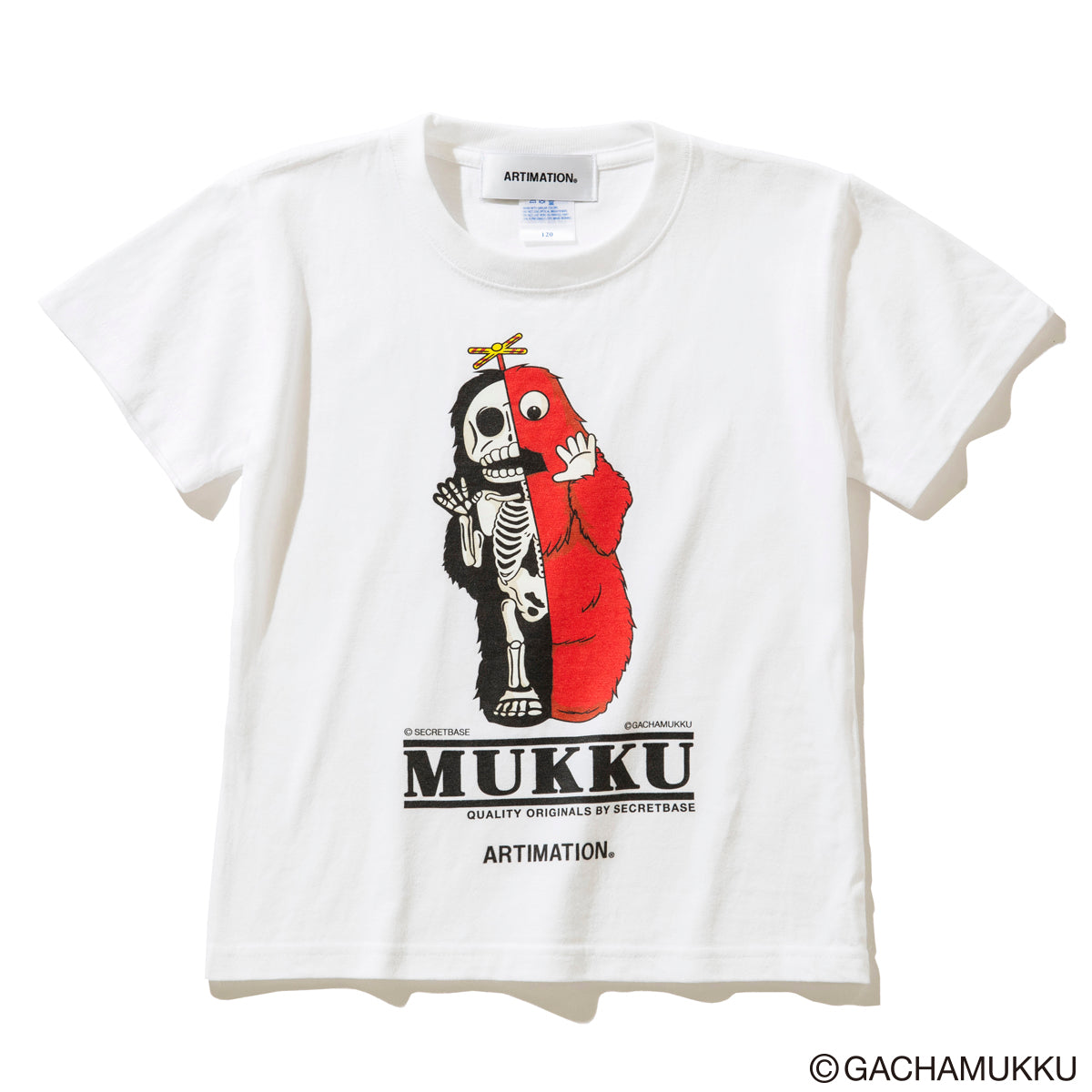 <GACHAPIN & MUKKU×ARTIMATION> MUKKU S/S KIDS TEE