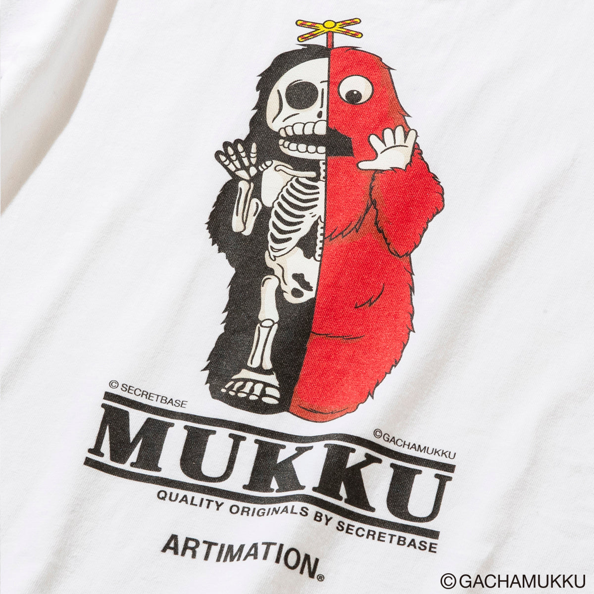 <GACHAPIN & MUKKU×ARTIMATION> MUKKU S/S KIDS TEE