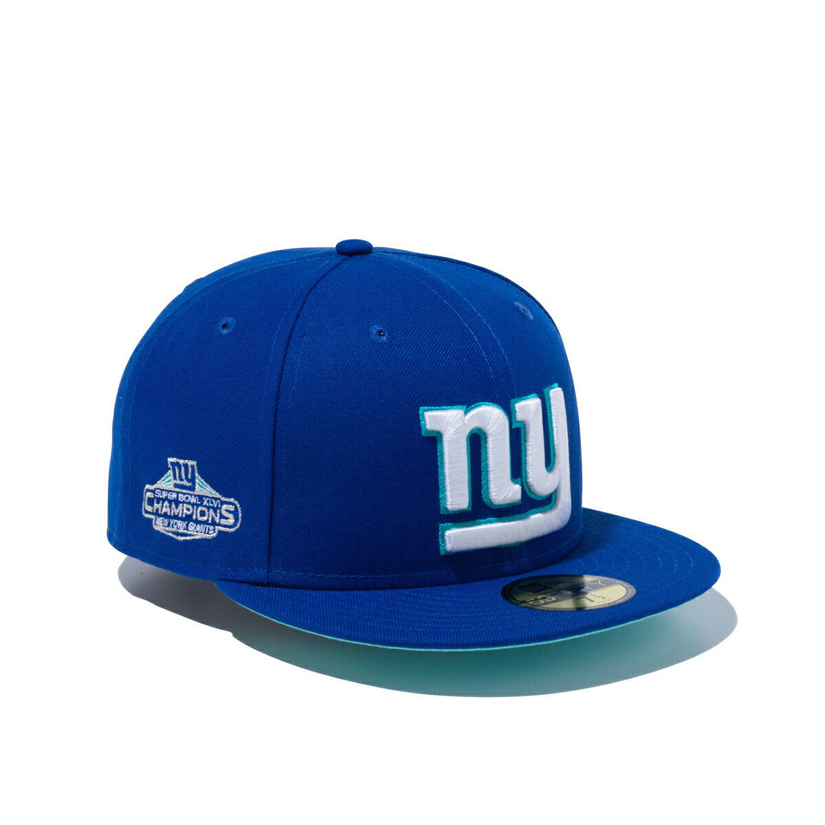 NFL NEW YORK GIANTS SUPER BOWL XLVI 2011 CHAMPIONS SIDE PATCH 59FIFTY