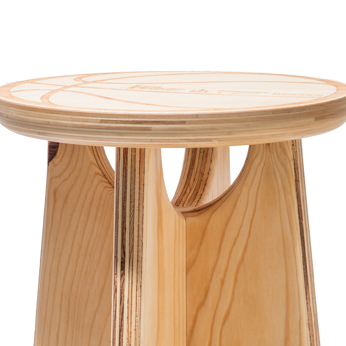 BALL WOODEN STOOL