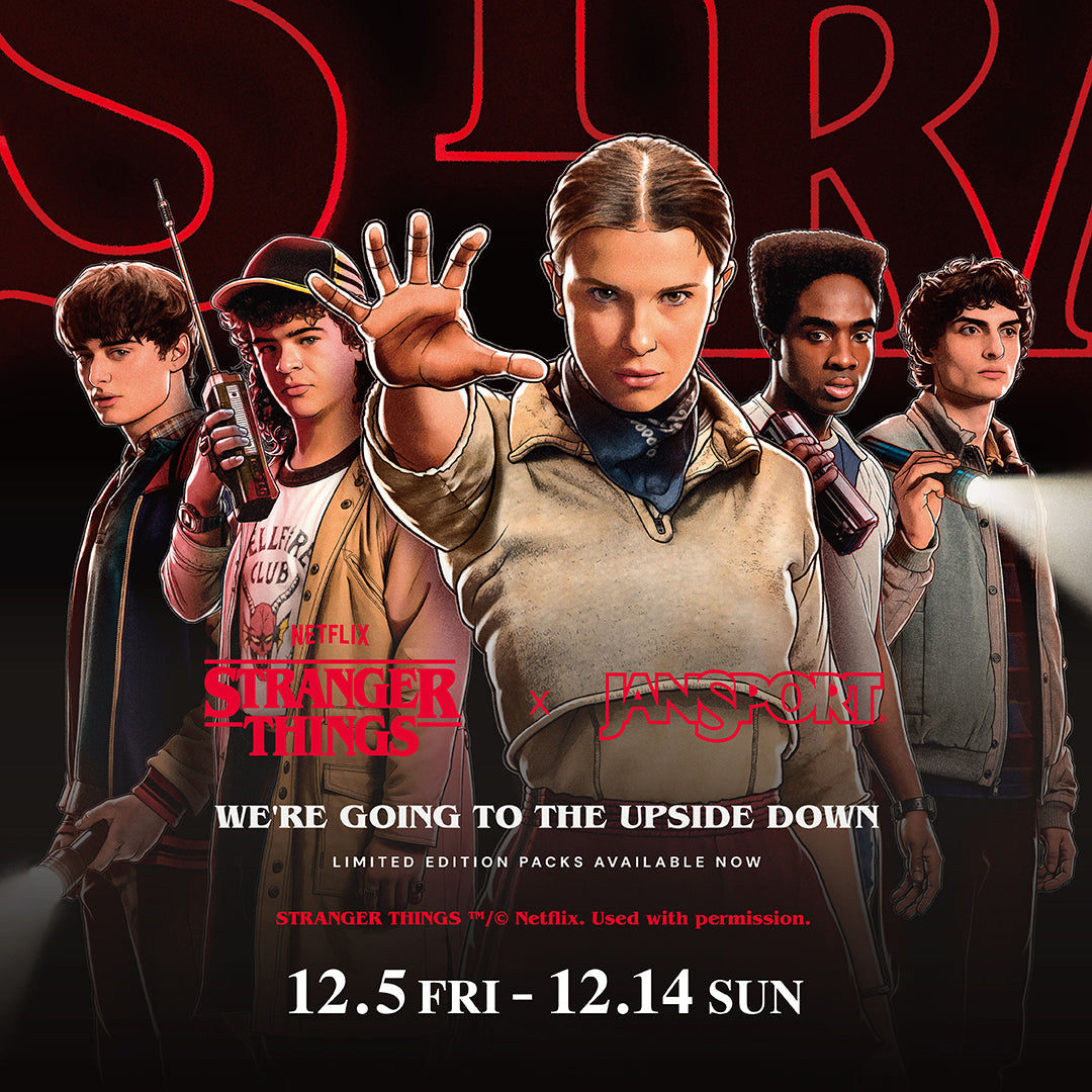 Stranger Things 5 × JanSport POP UP