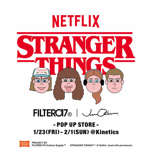 Stranger Things × FILTER017 × Jun Oson POP UP SOTRE