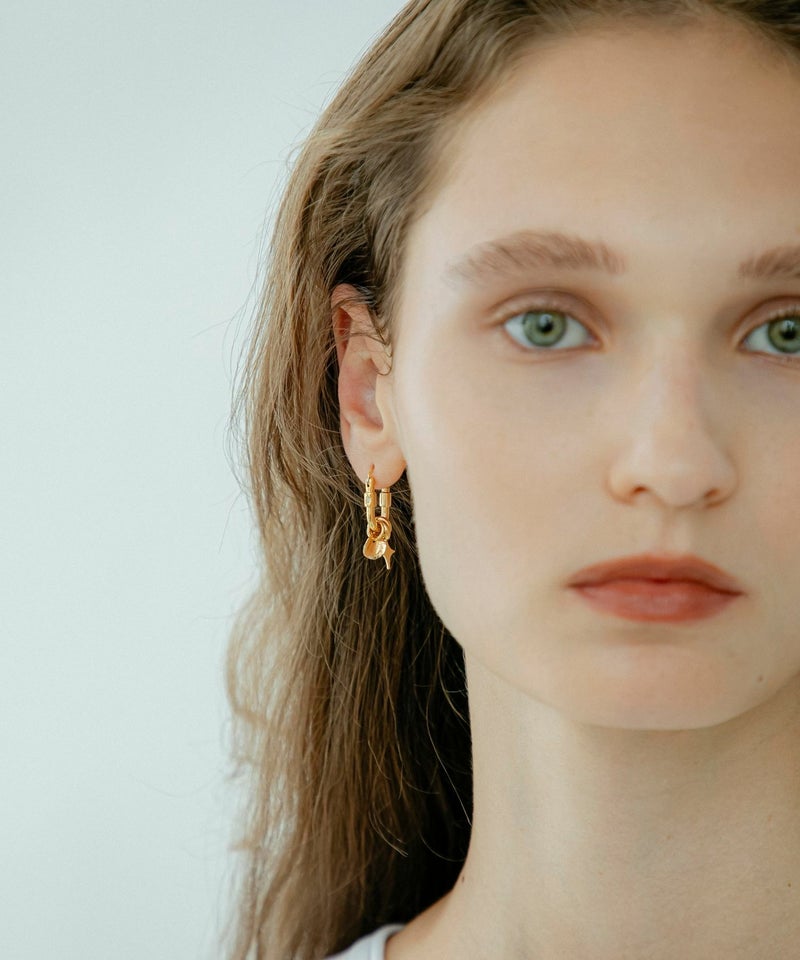 Sammy charm pierced earrings