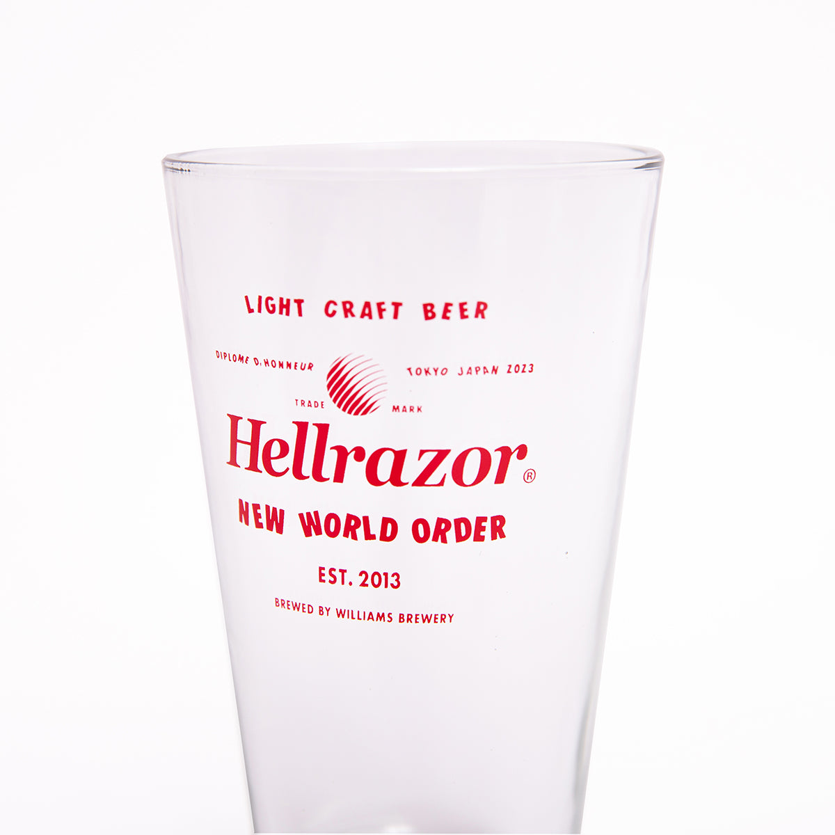 NWO PINT GLASS design by TOYA HORIUCHI 