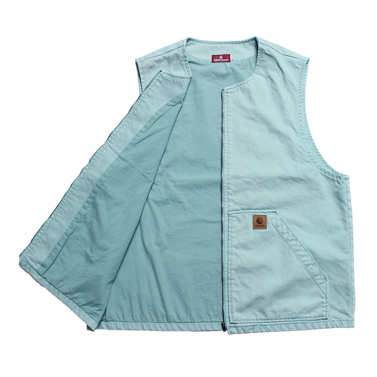 OVER DYE DENIM VEST