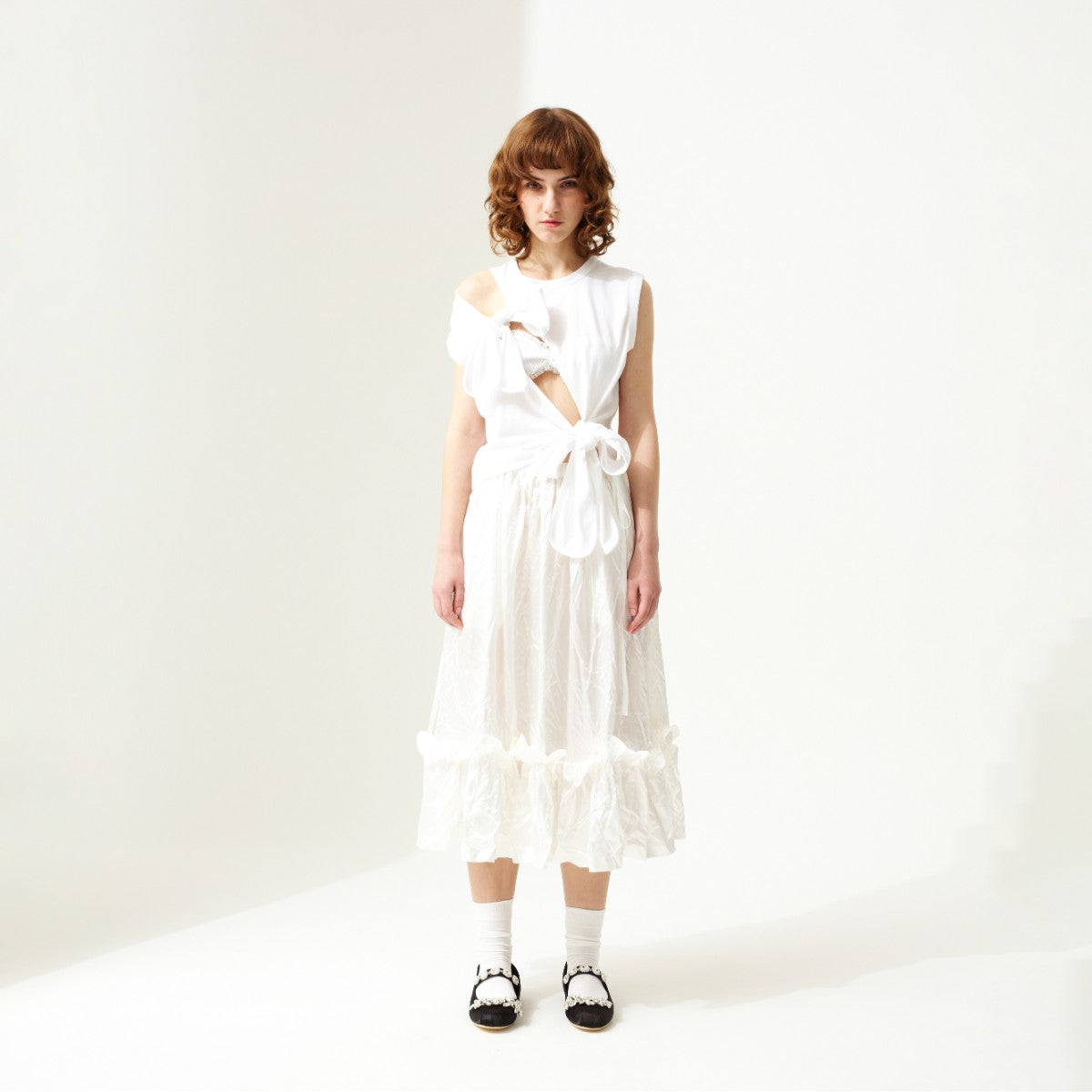 Front Ribbon Tank Top