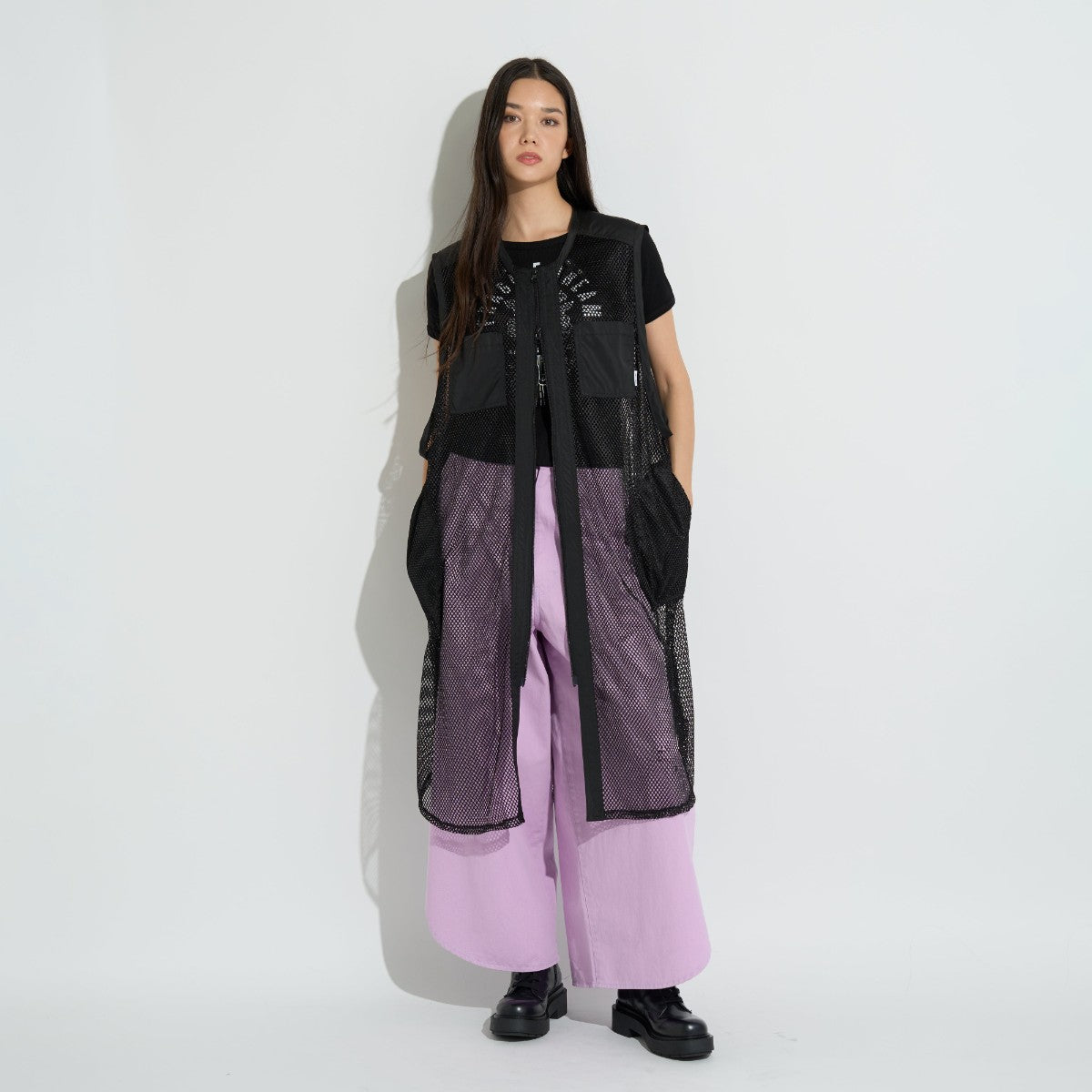 3WAY LONG VEST BLOUSON