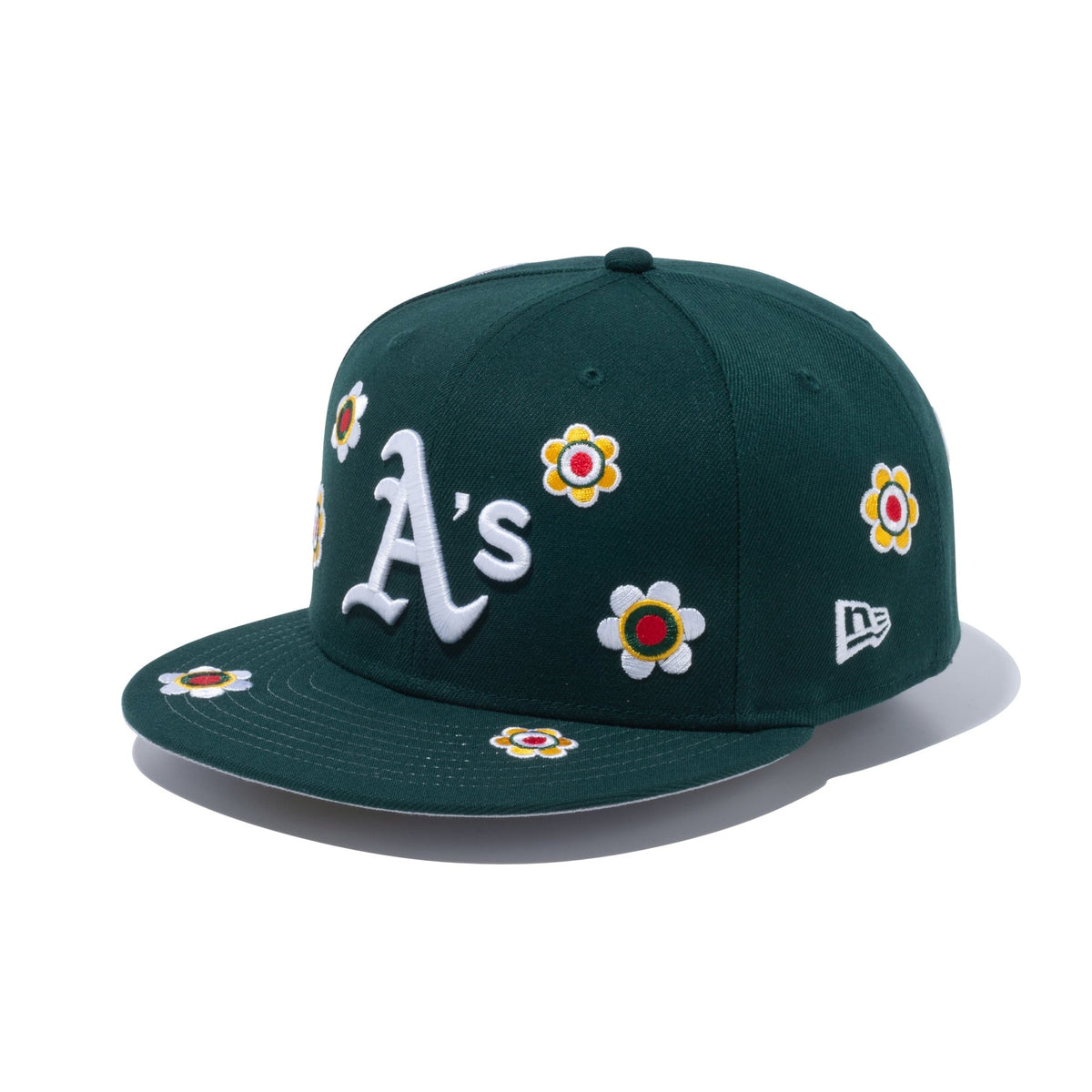 59FIFTY MLB Flower Embroidery Oakland Athletics