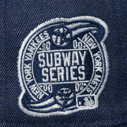 NEW YORK YANKEES SUBWAY SERIES SIDE PATCH DENIM 59FIFTY