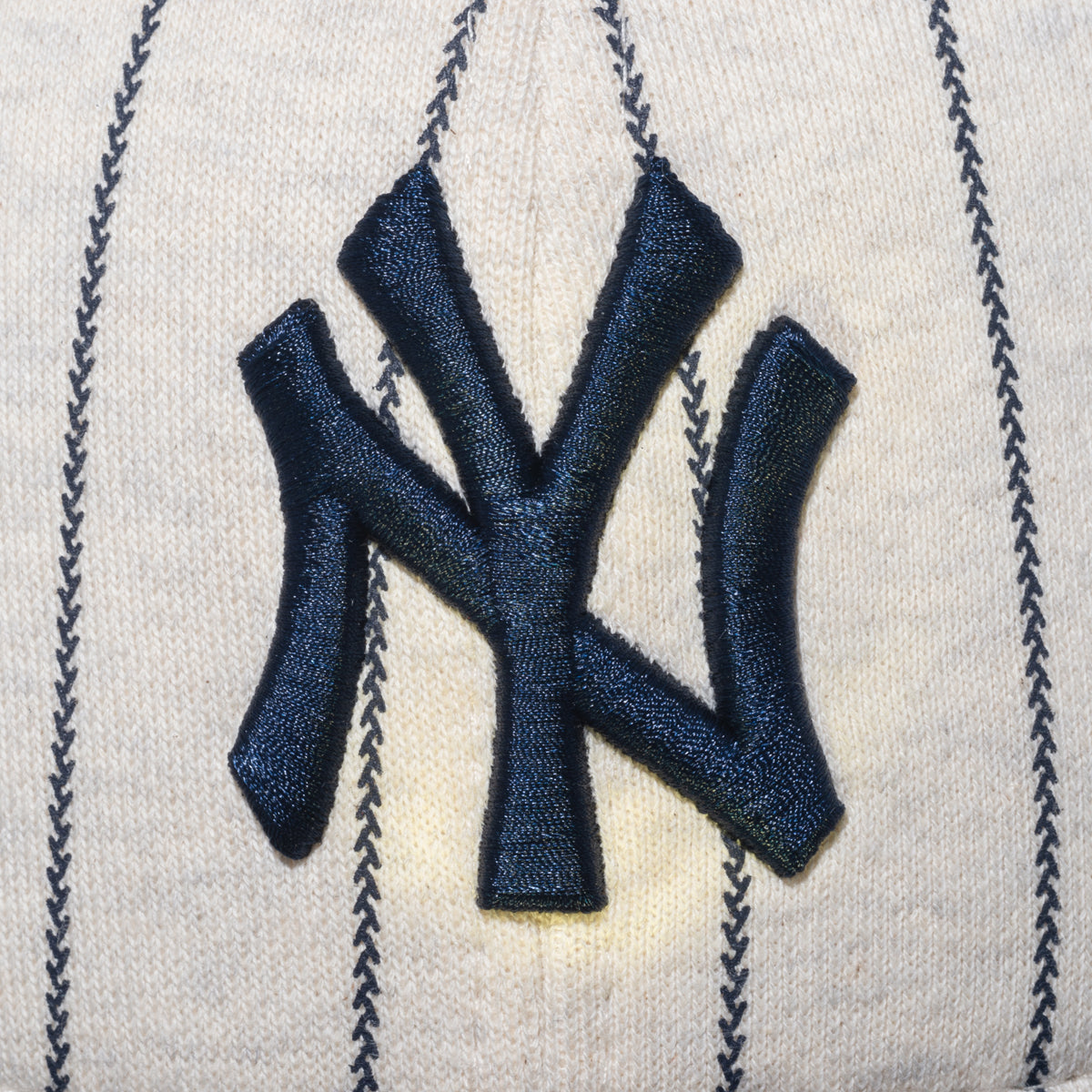 NEW YORK YANKEES OATMEAL HEATHER PINSTRIPE 59FIFTY