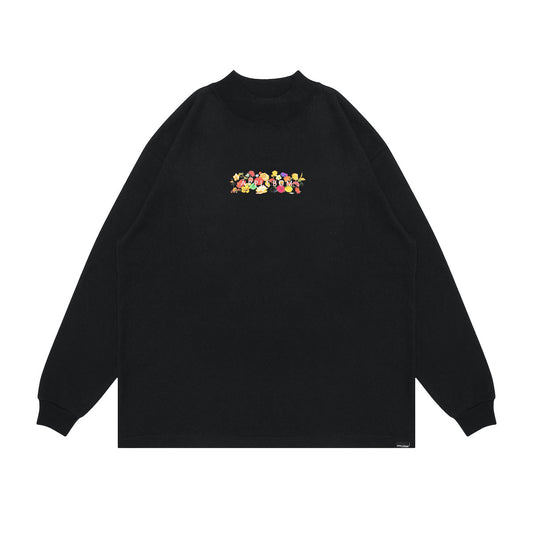 Flowers Logo Mockneck L/S T-shirt