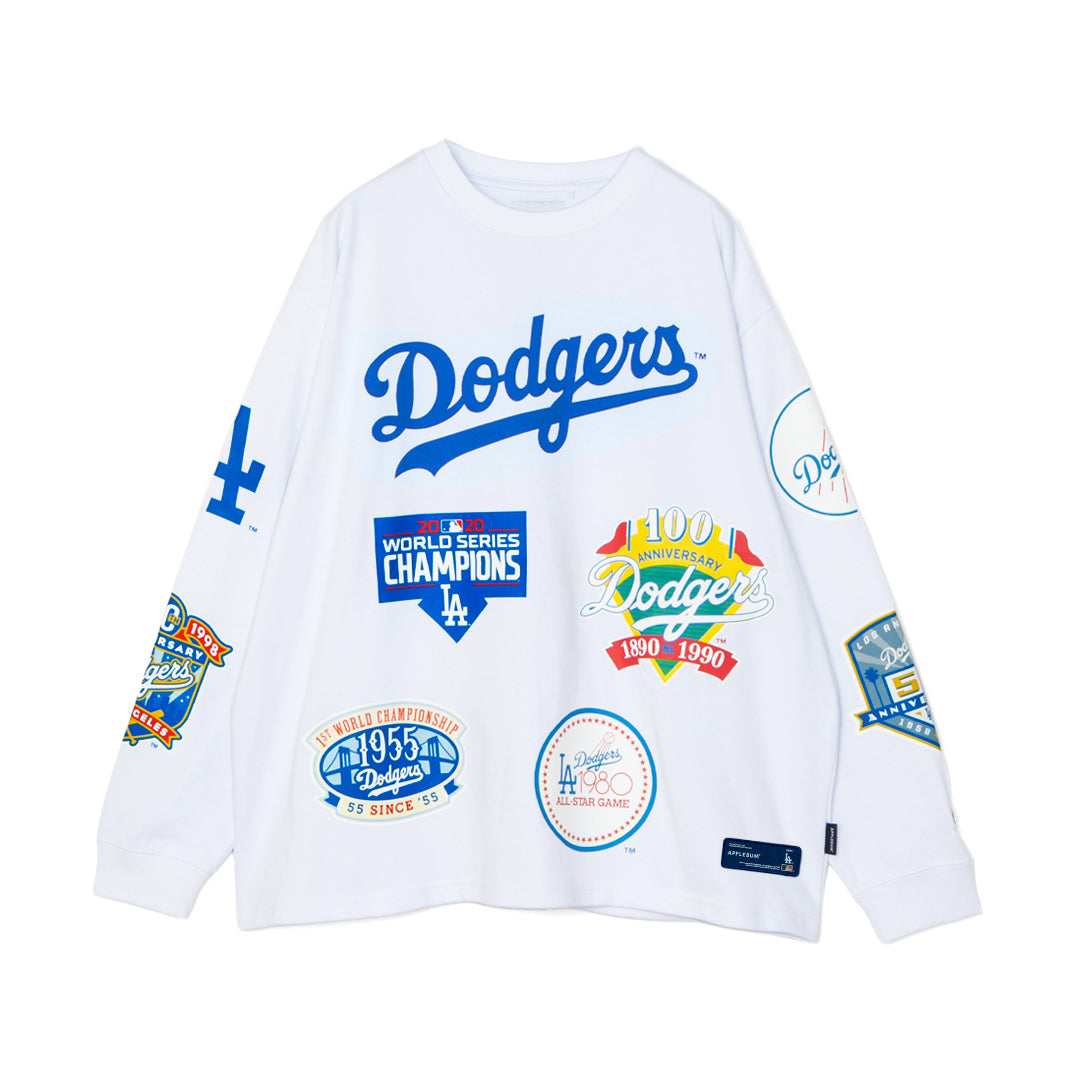 “LA Dodgers” Wappen L/S T-shirt