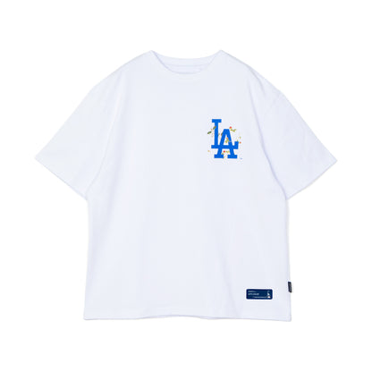 “LA Dodgers” Leaf Logo T-shirt