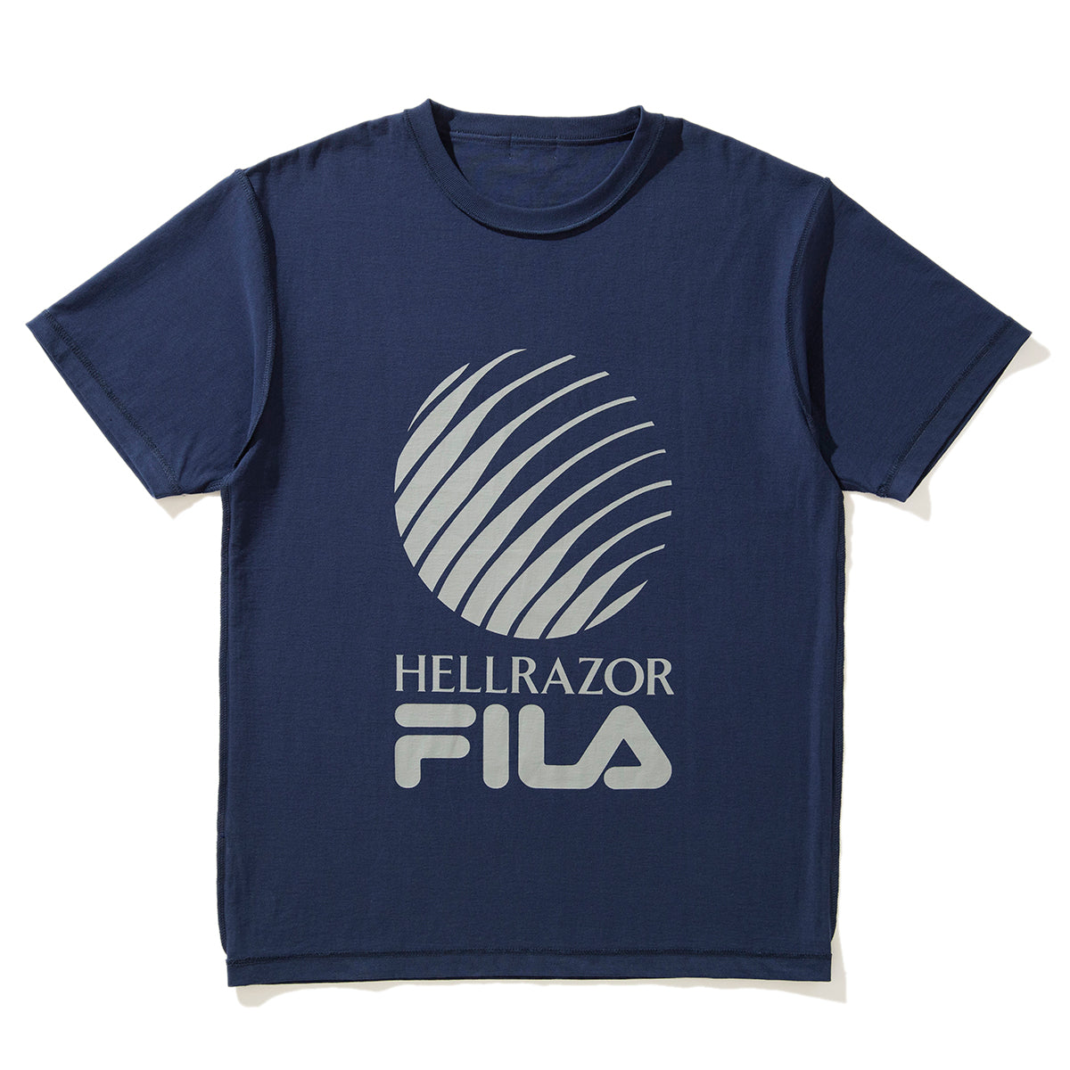 FILA × Hellrazor TRADEMARK LOGO INSIDEOUT SHIRT