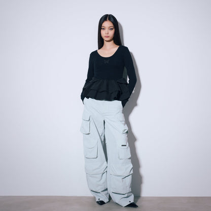 MATTE BAGGY LONG PANTS