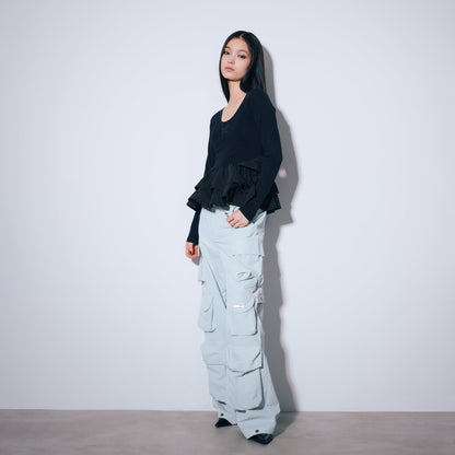 MATTE BAGGY LONG PANTS