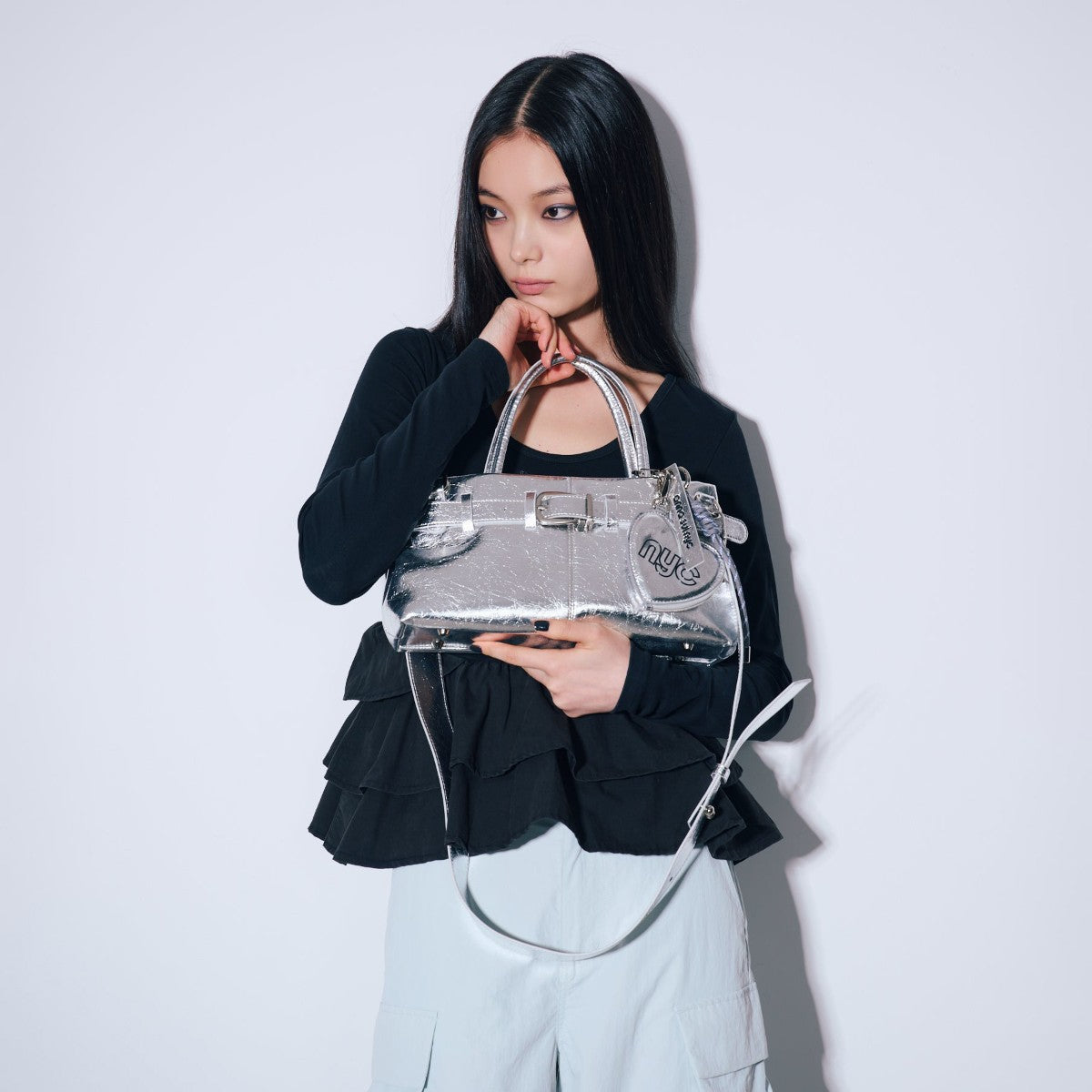ANNA SUI NYC FAKE LEATHER BELT DESIGN BAG 15261327 – Kinetics