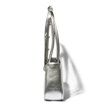 Shoulder Ribbon Enamel Bag