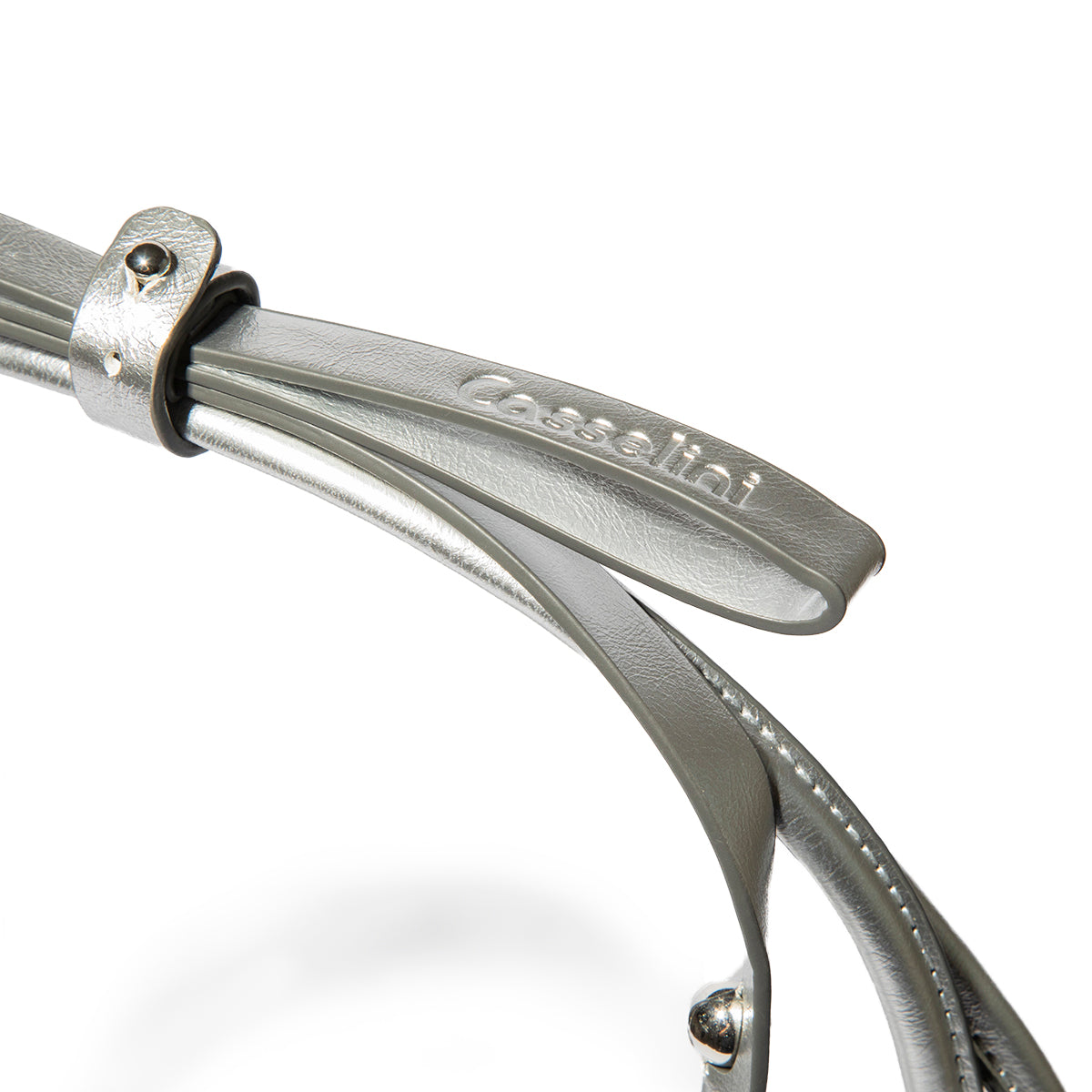 Shoulder Ribbon Enamel Bag