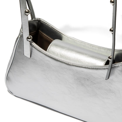 Shoulder Ribbon Enamel Bag