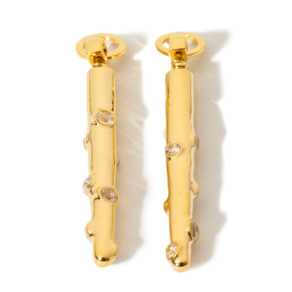 Garden Stick pierced earrings