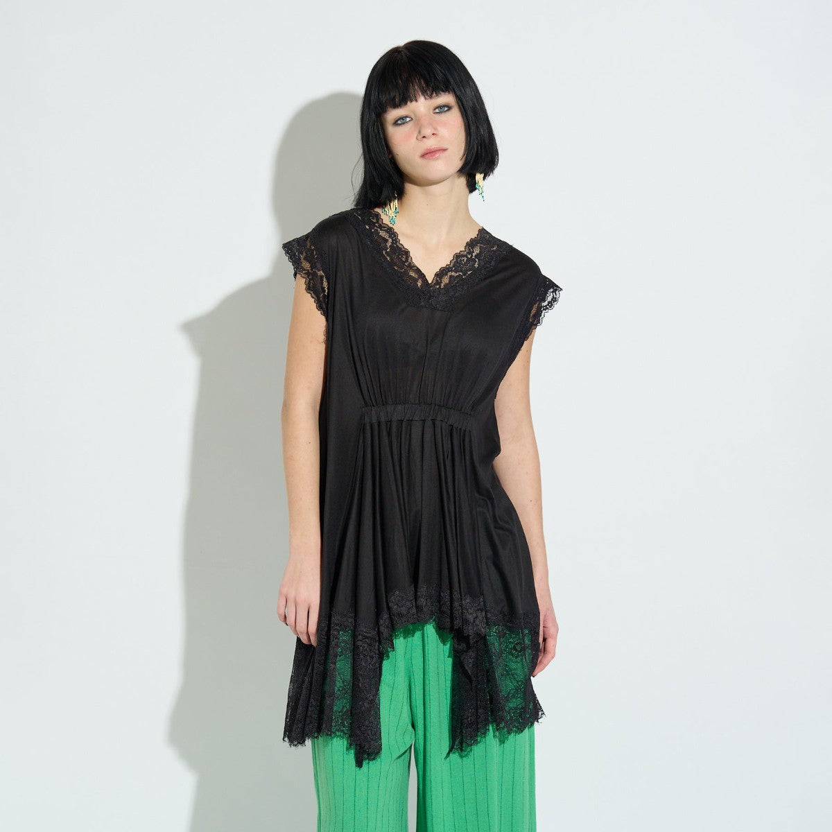 Irregular Hem Doll Tunic