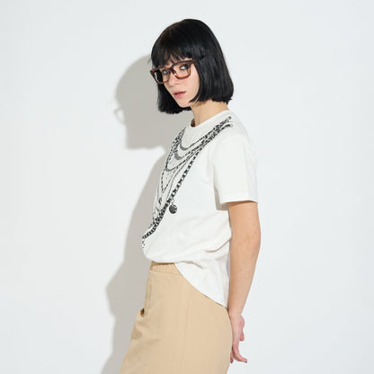 FAKE ACCESSORY PRINT T-SHIRT