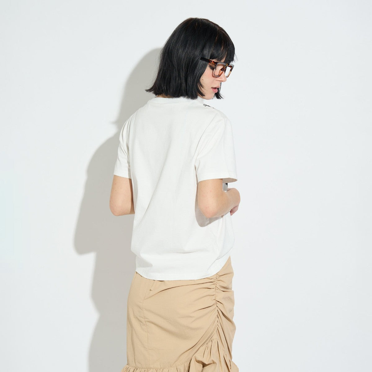 FAKE ACCESSORY PRINT T-SHIRT