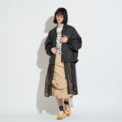 3WAY LONG VEST BLOUSON