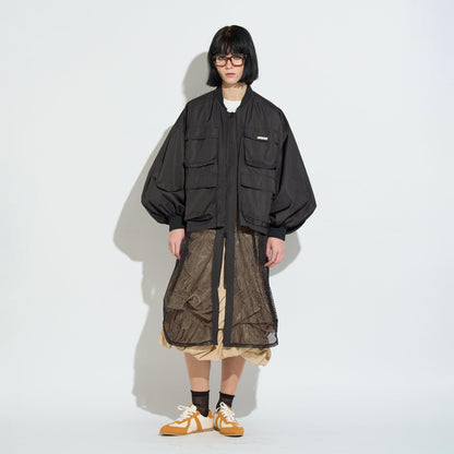 3WAY LONG VEST BLOUSON