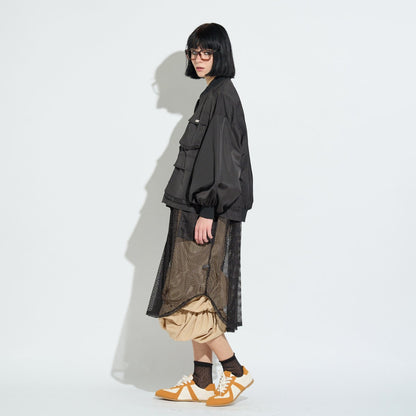 3WAY LONG VEST BLOUSON