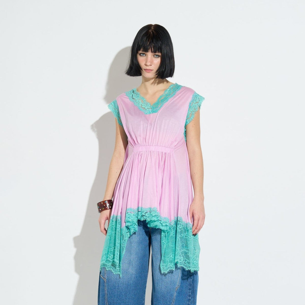 Irregular Hem Doll Tunic