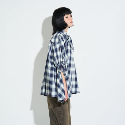 4WAY CHECK BLOUSE