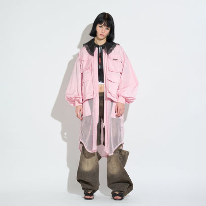 3WAY LONG VEST BLOUSON