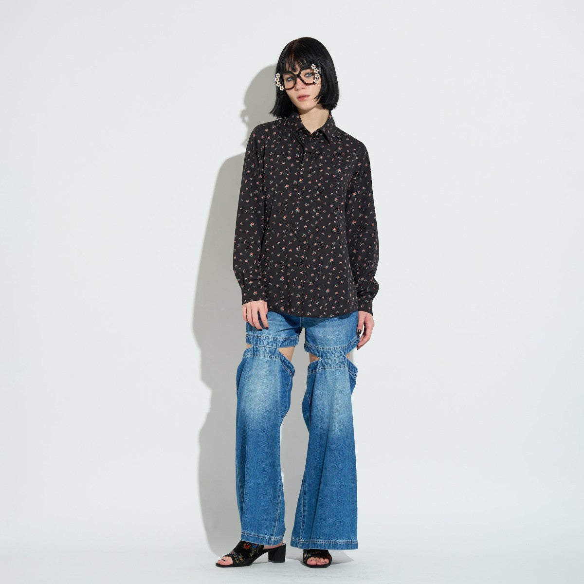 FLOWER TIE SHIRT