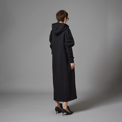 MESH POCKET PUFFSLEEVE ONE-PIECE