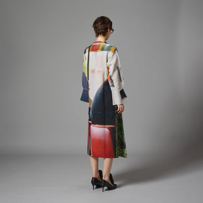 DIRECT PRINT PULLOVER ONE-PIECE
